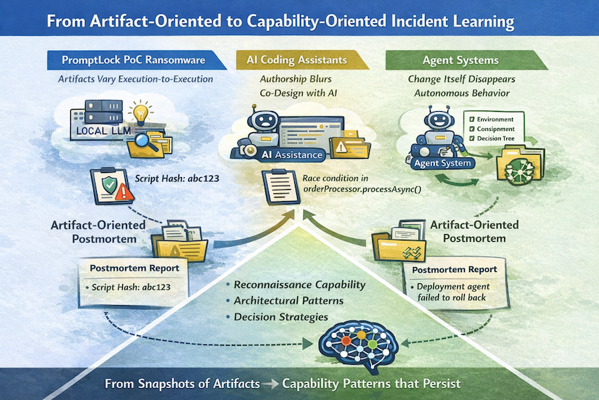 Agent Systems and the Collapse of Change-Based Incident Analysis